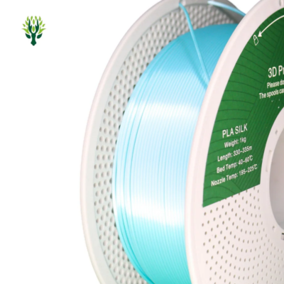 PLA SILK Cyan - Diâmetro 1,75mm Bobine 1kg - Lotactree