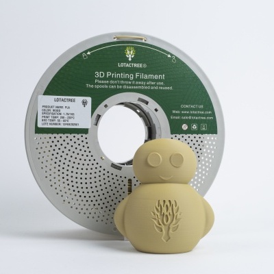 PLA Wood - Diâmetro 1,75mm Bobine 1kg - Lotactree