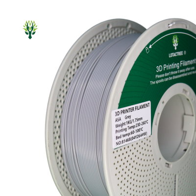 ASA Grey - Diâmetro 1,75mm Bobine 1kg - Lotactree