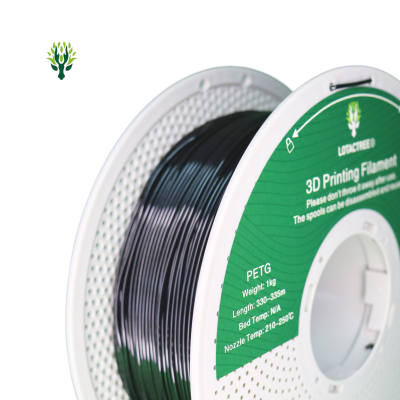 PETG Black - Diâmetro 1,75mm Bobine 1kg - Lotactree