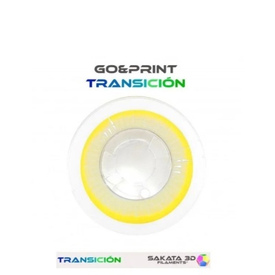 PLA GO&PRINT TRANSITION Diâmetro 1,75mm Bobine 1kg - Sakata 3D