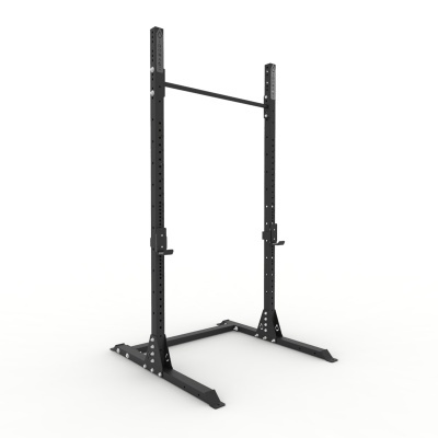 Squat Rack com barra de elevações