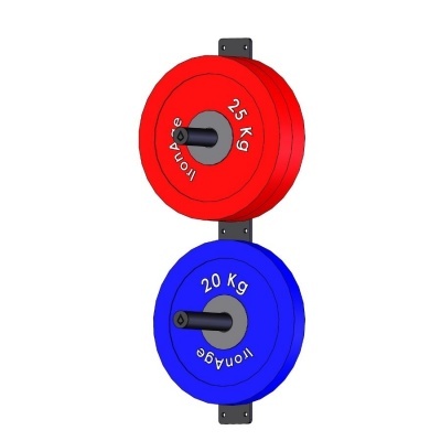 Suporte de Bumpers Duplo de parede