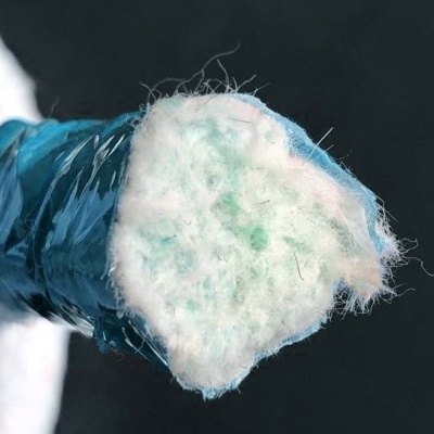 Cordão trançado redondo Fibra Bio AES 1050°C com reforço Inconel