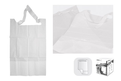 Babete Descartável Azul