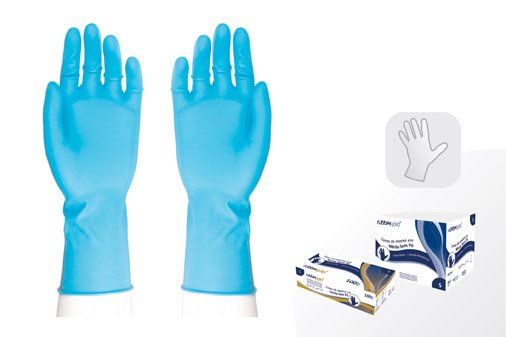 Luvas Nitrilo Azuis sem Pó - Tamanhos S, M, L