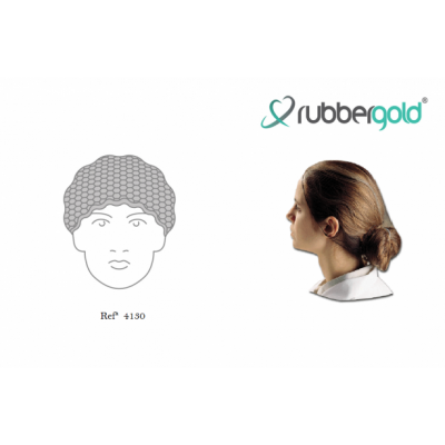 Touca circular nylon castanho escuro