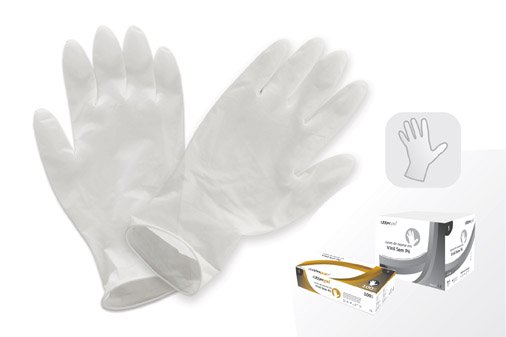 LUVAS VINIL COM PÓ - S / L