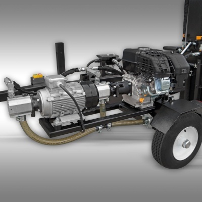 Rachador de Lenha HS-20H110K, 20t, 110cm, combi (gasolina e motor elétrico)