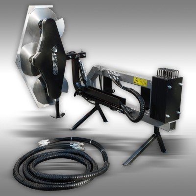 Serra Circular de vaivém AS-600 para trator, carregadora frontal, largura de 1750mm