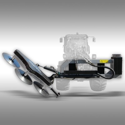 Serra Circular de vaivém AS-600 para trator, carregadora frontal, largura de 1750mm