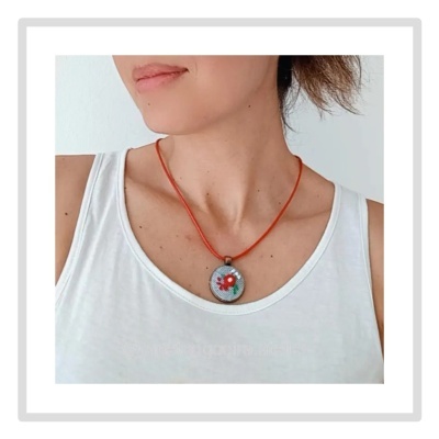 Colares flores de jardim