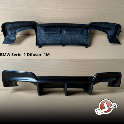 BMW Série 1  Difusor Traseiro  Look 1M E81/E82/E87/E88