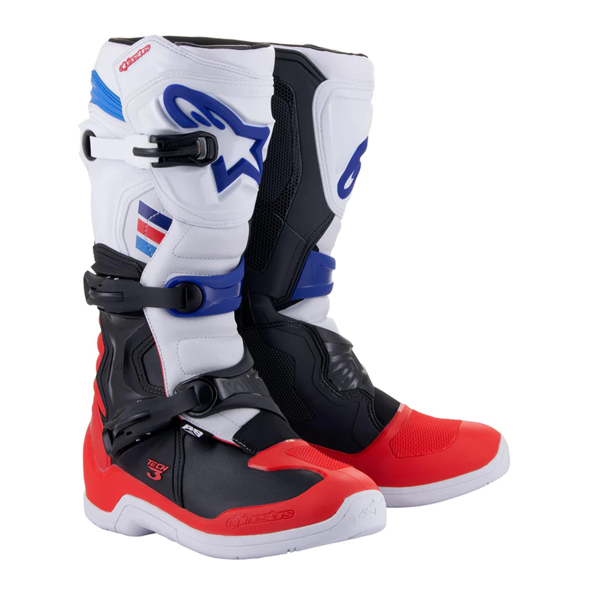 BOTAS ALPINESTARS TECH 3 BRANCO/AZUL BOTAS ALPINESTARS TECH 3 BRANCO/AZUL