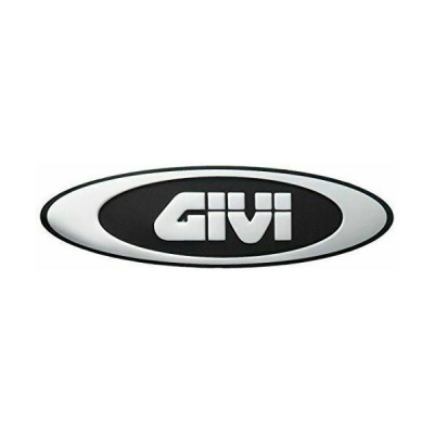 logótipo oval GIVI preto e branco com texto central