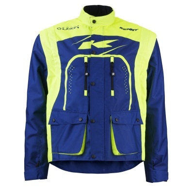 CASACO KENNY TRACK AZUL/AMARELO