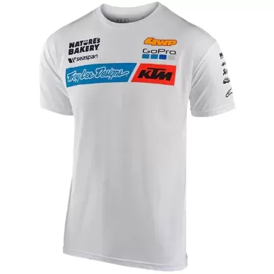 T-shirt TLD KTM Team Branca
