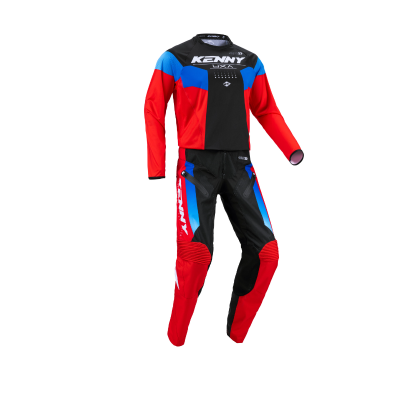 Conjunto Calça e Camisola Kenny Titanium Vermelho Azul