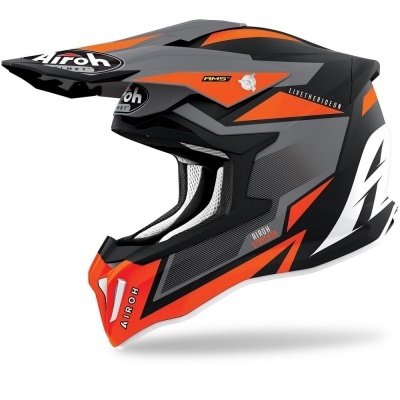 Capacete Airoh Strycker Axe Laranja