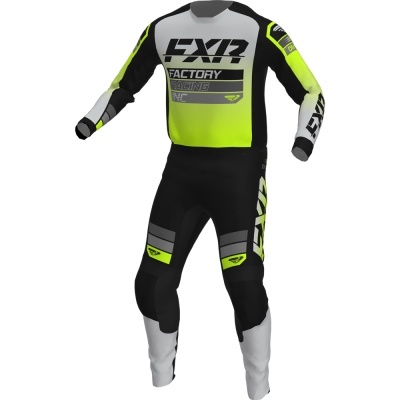 Equipamento FXR Clutch MX Preto/Cinza/HiVis