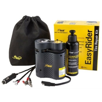 Mini Compressor AirMan + Líquido Anti Furos