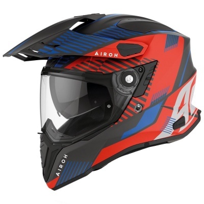 Capacete Airoh Commander Boost Vermelho/Azul