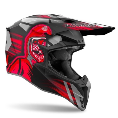 Capacete Airoh Wraap Cyber Vermelho Matte