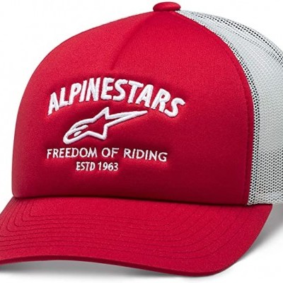 Boné Alpinestars Lockdown Vermelho Snapback