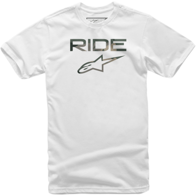 T-shirt Alpinestar Ride 2.0 Camo Branca