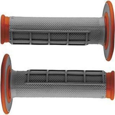 Punhos Renthal Dual Half Waffle Medium Laranja