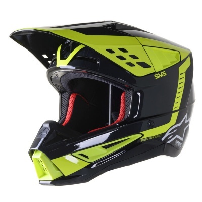 Capacete Alpinestars S-M5 BEAM PRETO