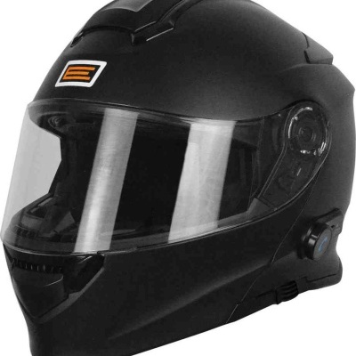 Capacete Modular Origine Delta com Intercomunicador Preto Matte