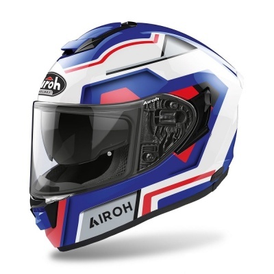 Capacete Airoh ST 501 Square Vermelho / Azul