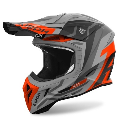 Capacete Aviator Ace 2 Ground Laranja