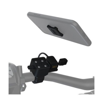 Suporte Oxford CLIQR de Telemóvel p/ Guiador com Tomada USB