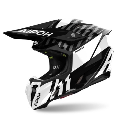 Capacete Airoh Twist 3 Thunder Preto