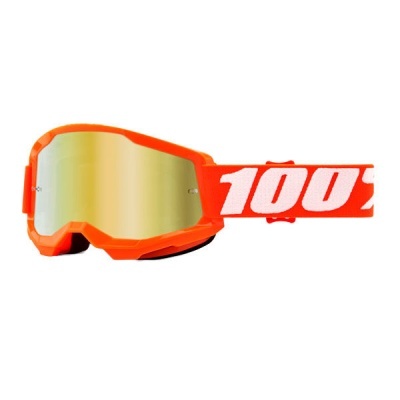 Óculos 100% The Strata 2 Laranja Espelhado