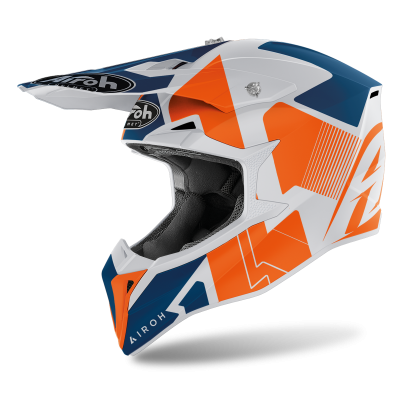 Capacete Airoh Wraap Raze laranja