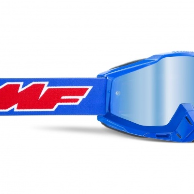 Óculos FMF Powerbomb Rocket Azul Espelhado