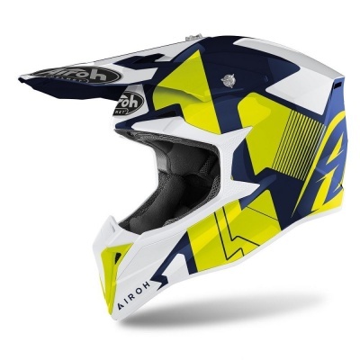 Capacete Airoh Wraap Raze Azul
