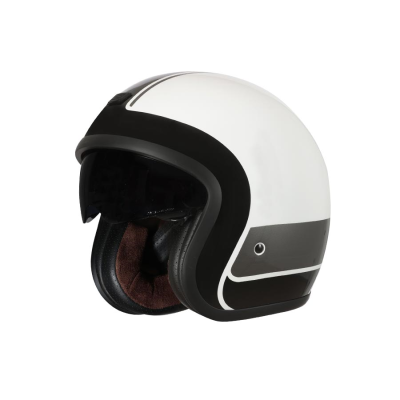 Capacete Origine Sprint Record Preto / Branco Gloss