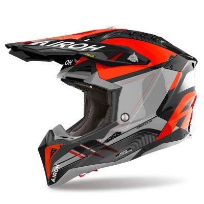 Capacete Airoh Aviator 3 Saber Laranja