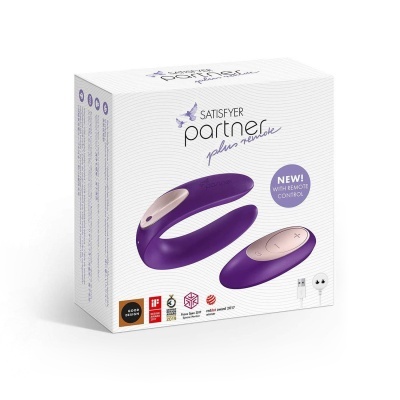 VIBRADOR PARA CASAL DOUBLE PLUS REMOTE COM COMANDO E CARREGADOR USB