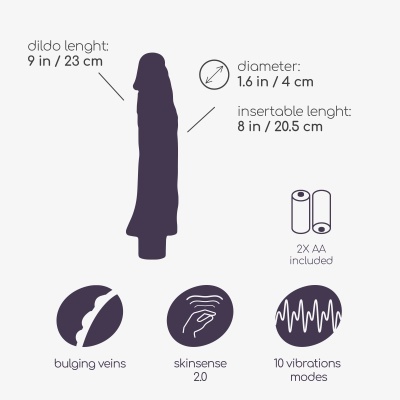 VIBRADOR REALÍSTICO CASANOVA CRUSHIOUS