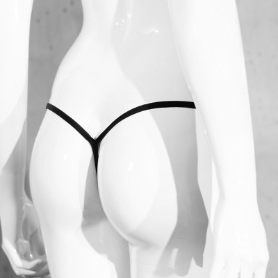 CUECA FIO DENTAL COM GARGANTILHA CR-4385 PRETA