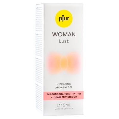 Embalagem de gel vibratório para orgasmo 'pjur WOMAN Lust' 15 mL
