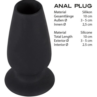 PLUG ANAL EM SILICONE LUST TUNNEL