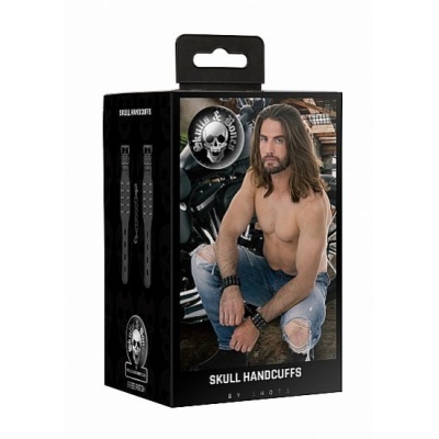 Algemas Ajustáveis c/ Caveiras Ouch! Preto