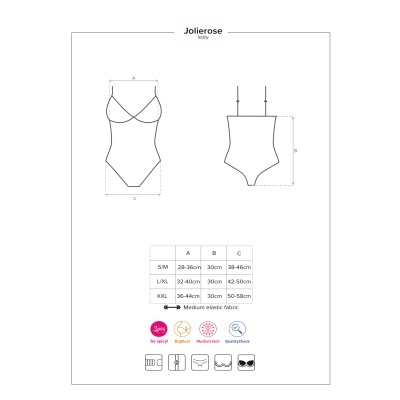 BODY JOLIEROSE OBSESSIVE VERMELHO