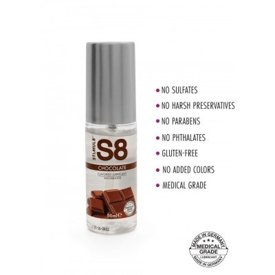 LUBRIFICANTE À BASE DEÁGUA COM SABOR A CHOCOLATE S8 STIMUL8 50ML